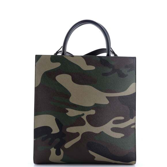 Celine Vertical Cabas Tote Camouflage #228599C10B - Picture 3 of 6